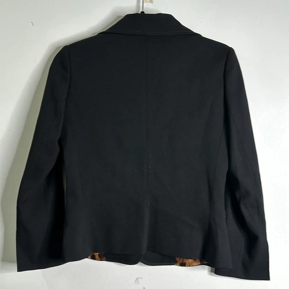 DOLCE &GABBANA  blazer skirt suit size 40-xS black gold button luxury classic - Picture 10 of 16